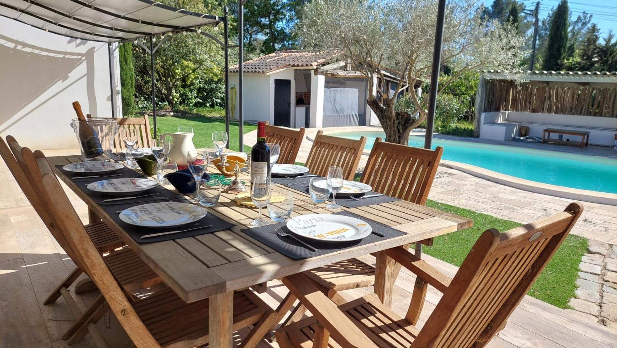 L'Opaline Villa Lorgues Exteriör bild
